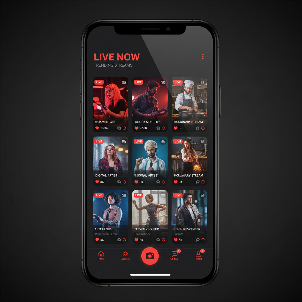 Live streaming feature